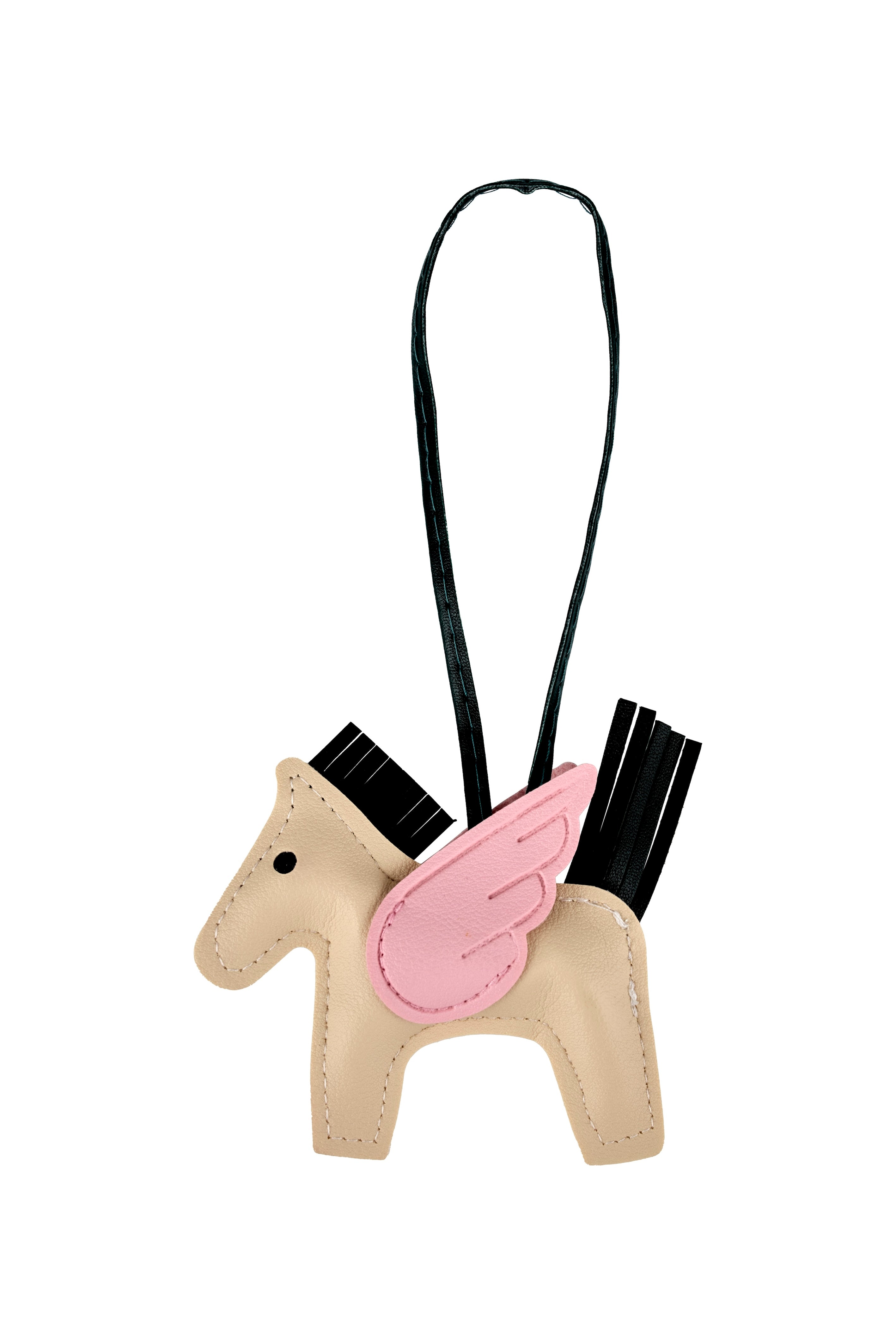 Pink Pony Club - Bag tag Beige