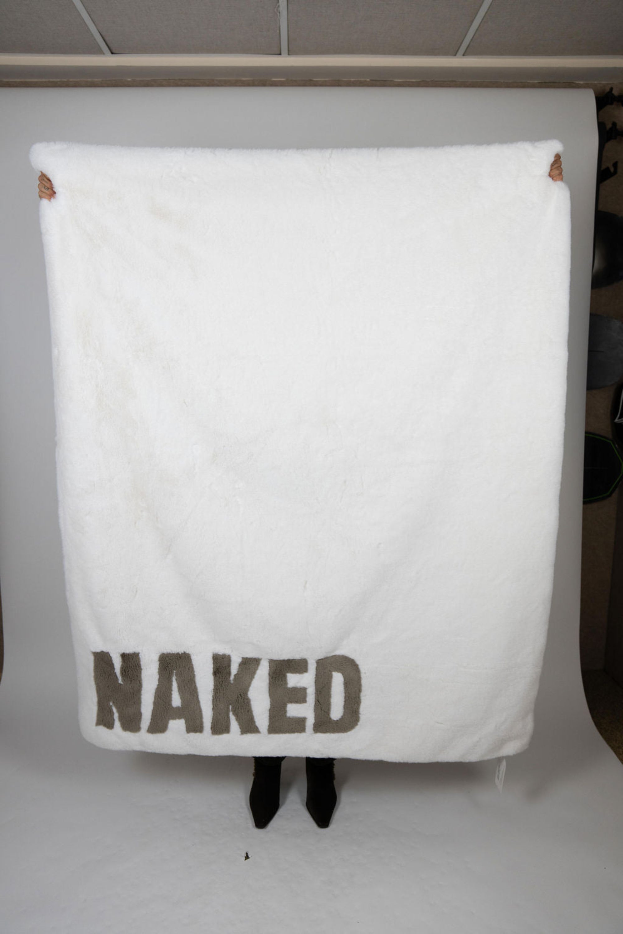 NAKED Throw – Faux Fur Blanket for Bed or Couch