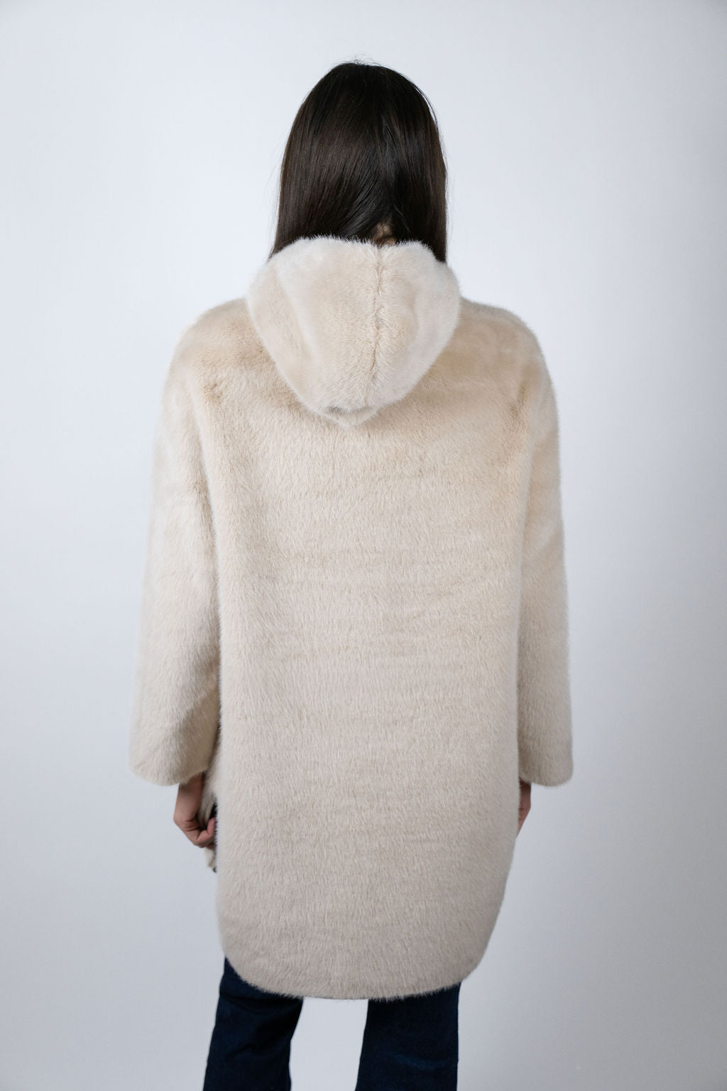 Caribou hooded jacket - beige