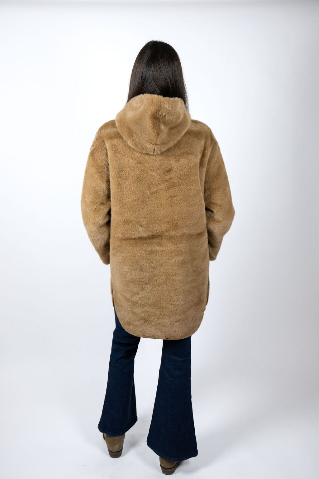 Caribou hooded jacket - Camel