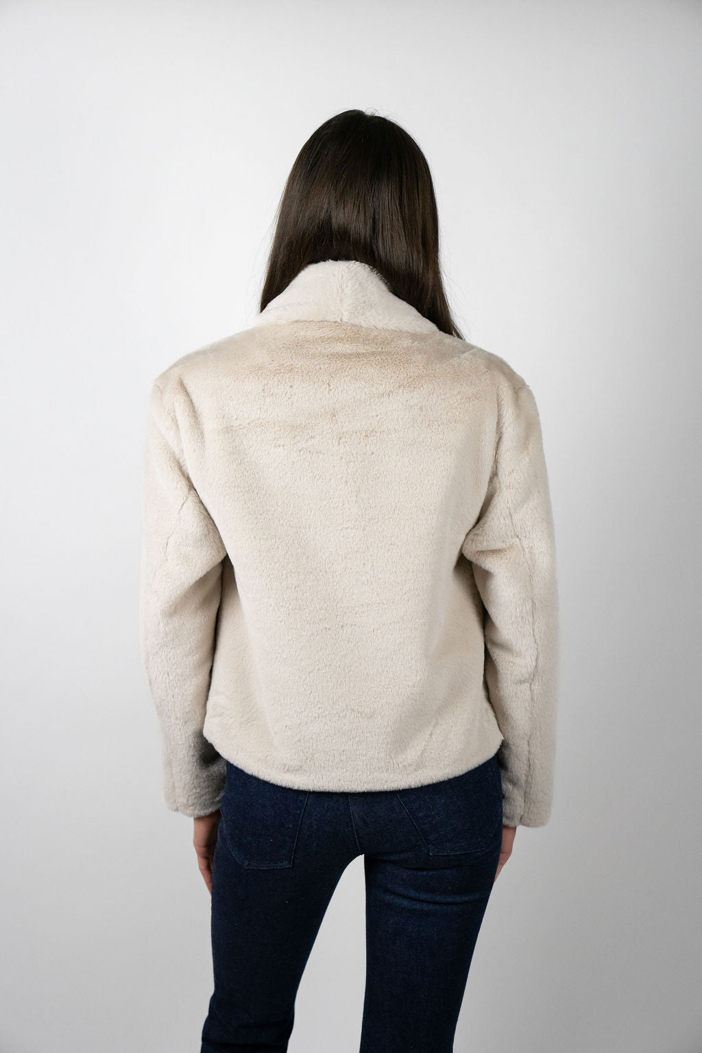 The Bear Den Crop - Beige