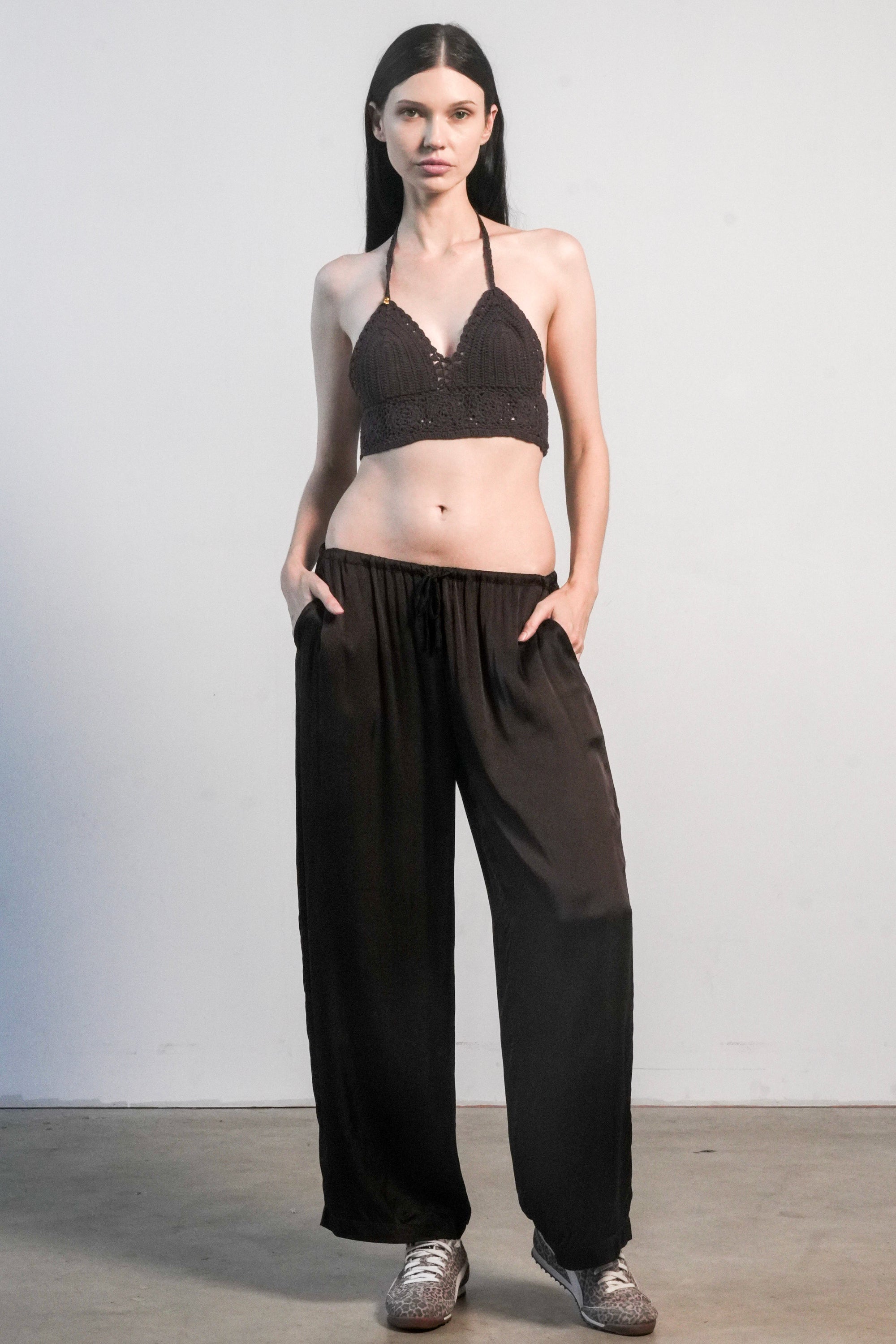 Grenwich Drawstring Pant - Chocolate
