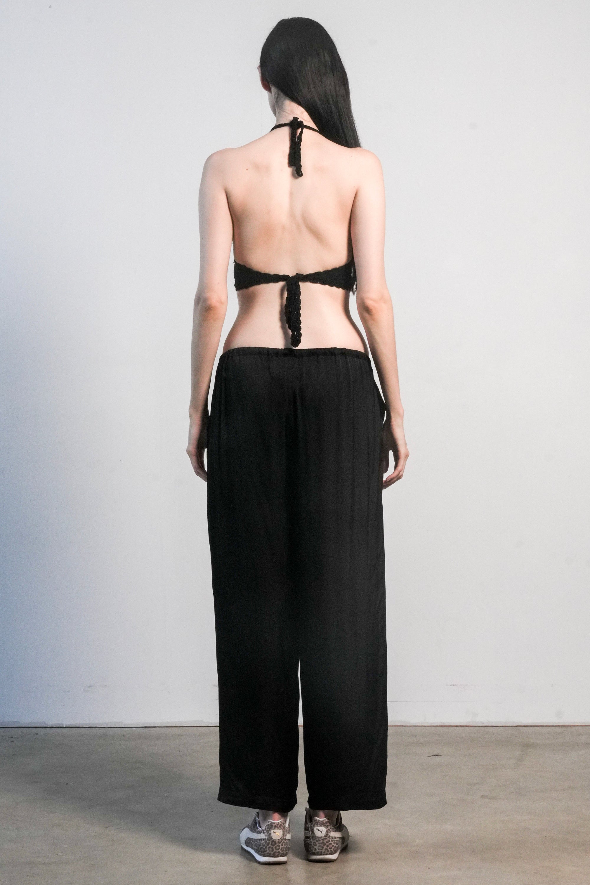 Crochet Bralette - Black