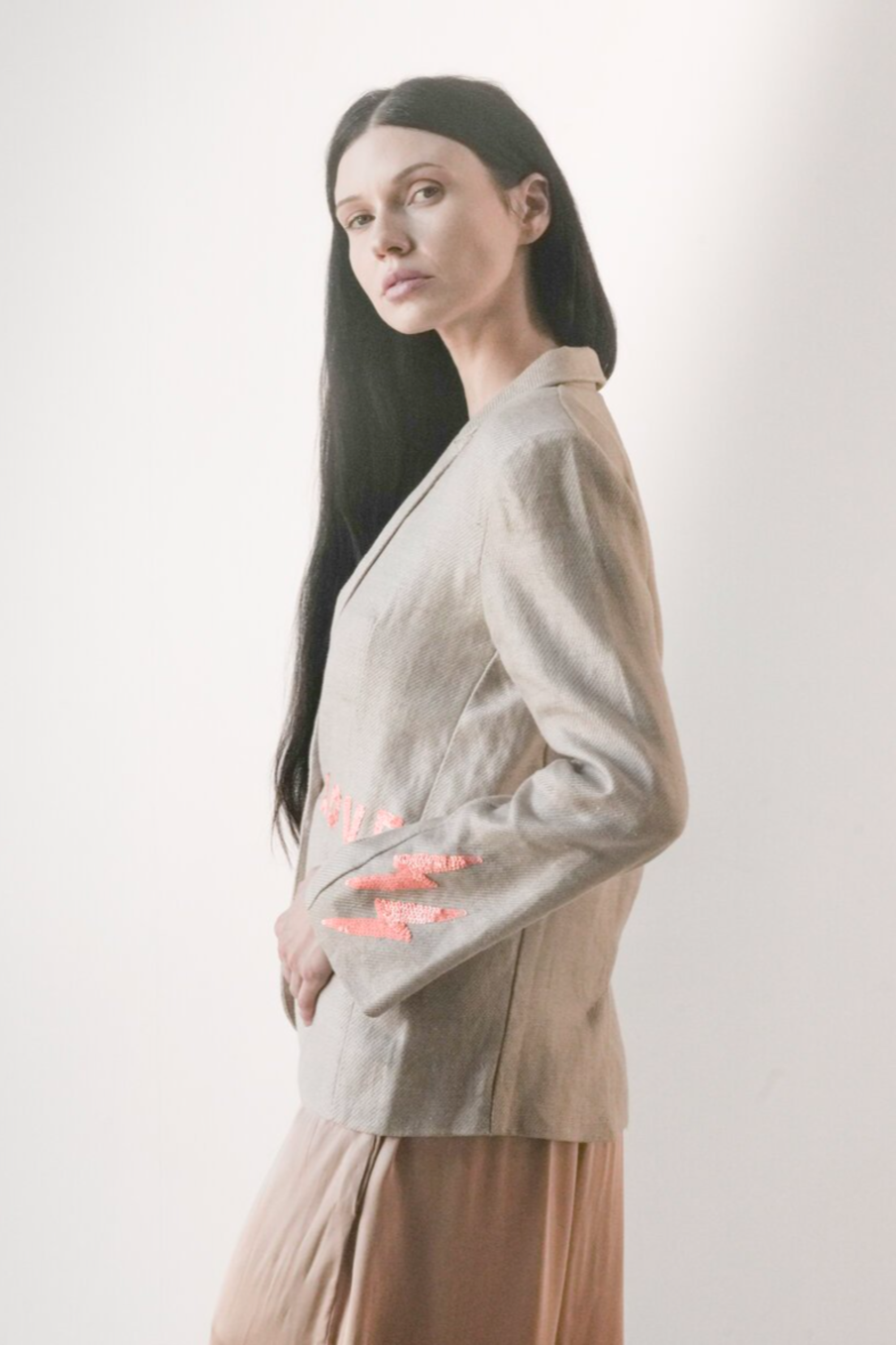 Sydney Twill Jacket - Beige