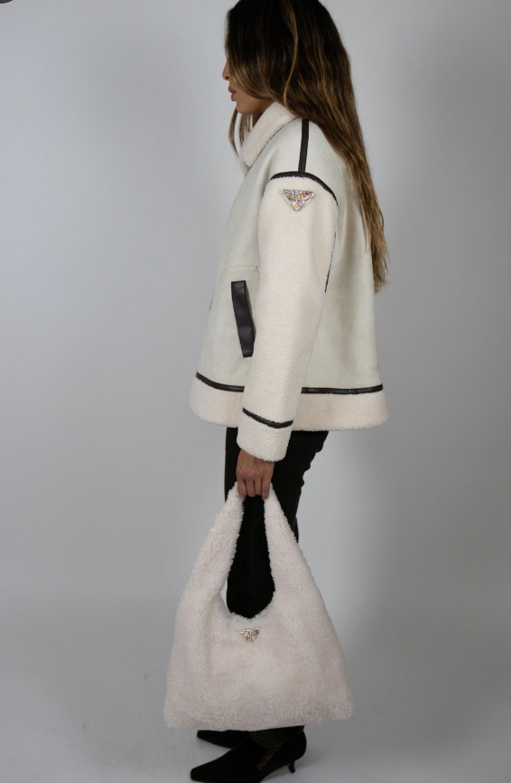 Vendettas leather trim jacket (no badge)