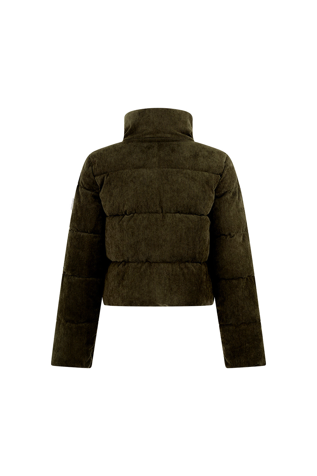Sundeck Cord Jacket in Olive by Angel Wings – back flat lay
