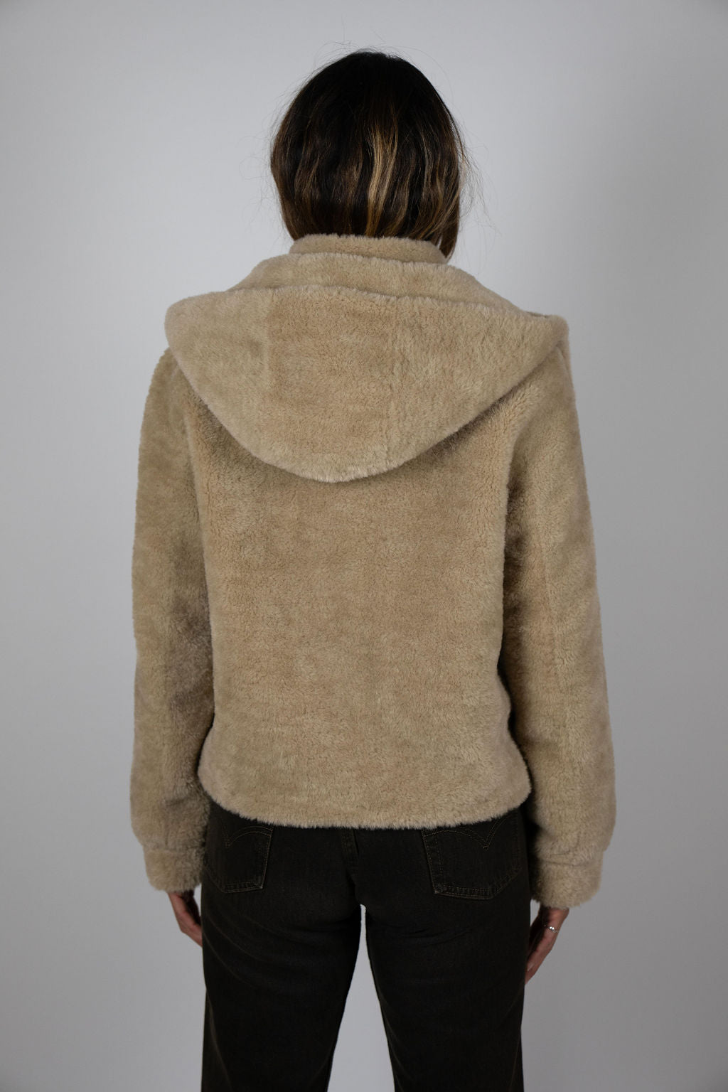 Slope Room Fur bomber - beige (no badge)