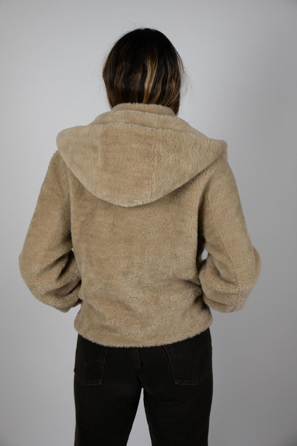 Slope Room Fur bomber - beige (no badge)