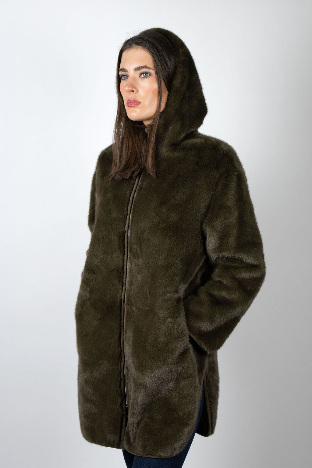 Caribou Hooded Jacket - Chocolate