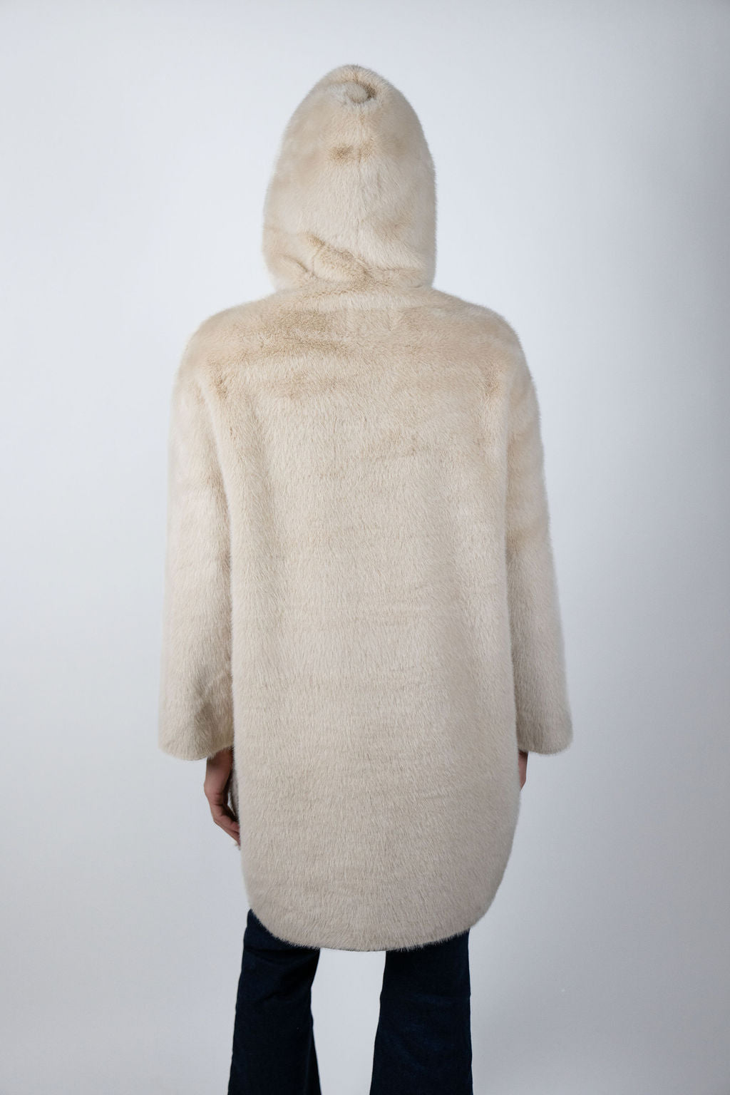 Caribou hooded jacket - beige