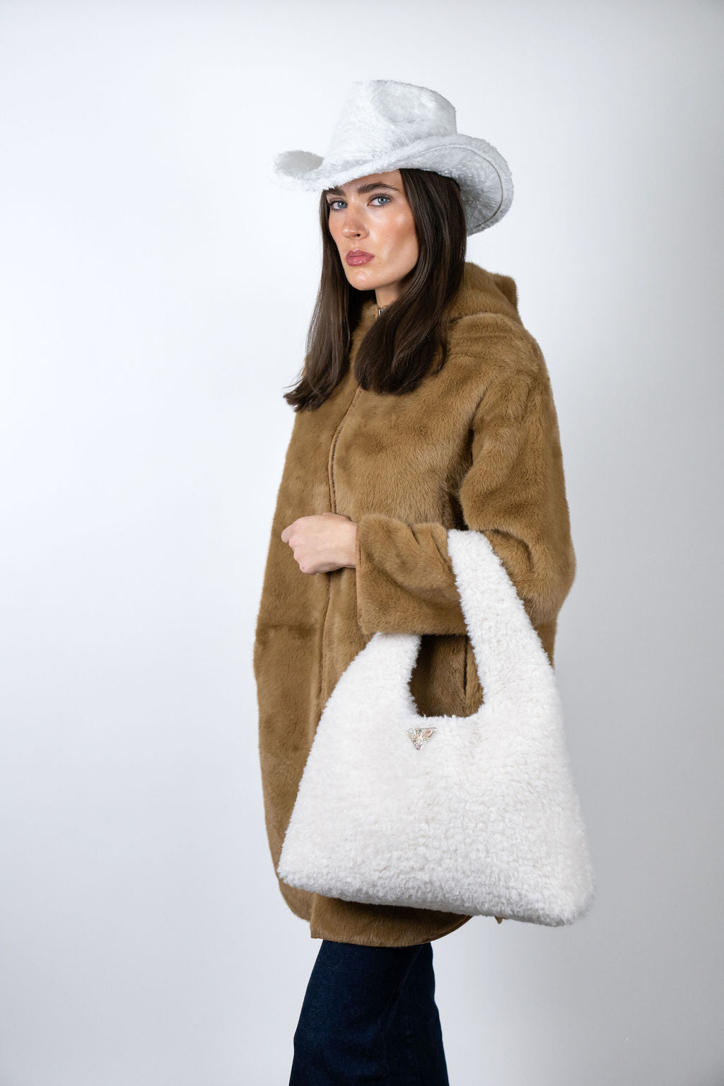 Caribou hooded jacket - Camel