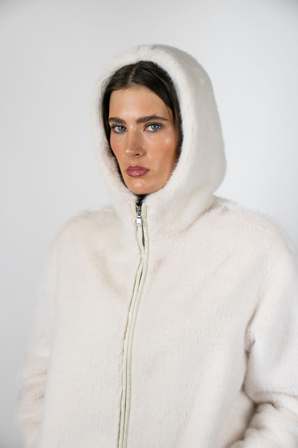 Caribou hooded jacket - Cream