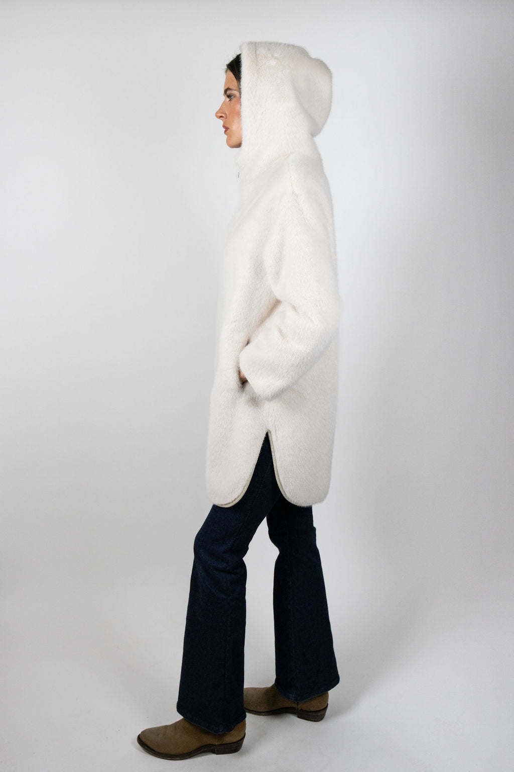 Caribou hooded jacket - Cream