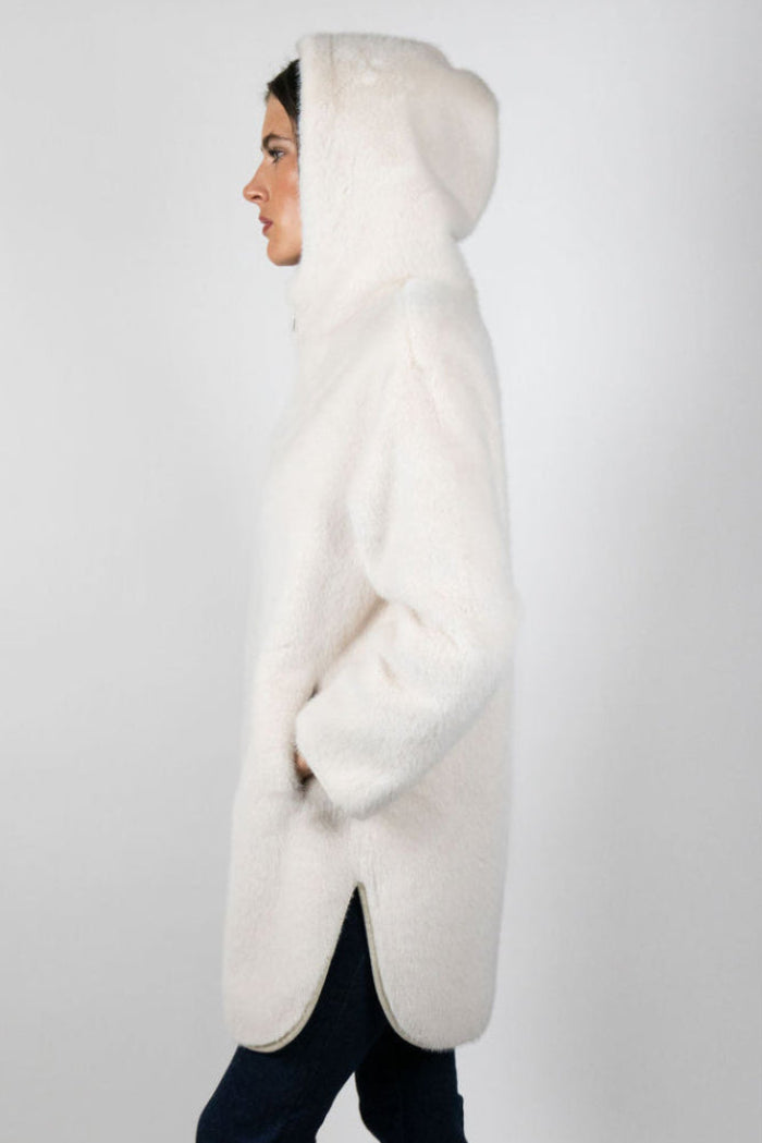 Caribou hooded jacket - Cream
