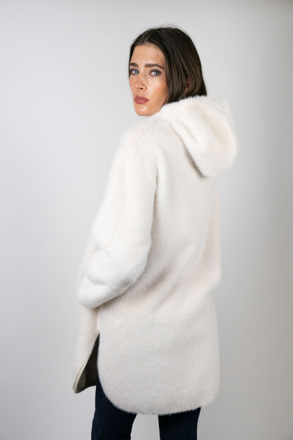 Caribou hooded jacket - Cream