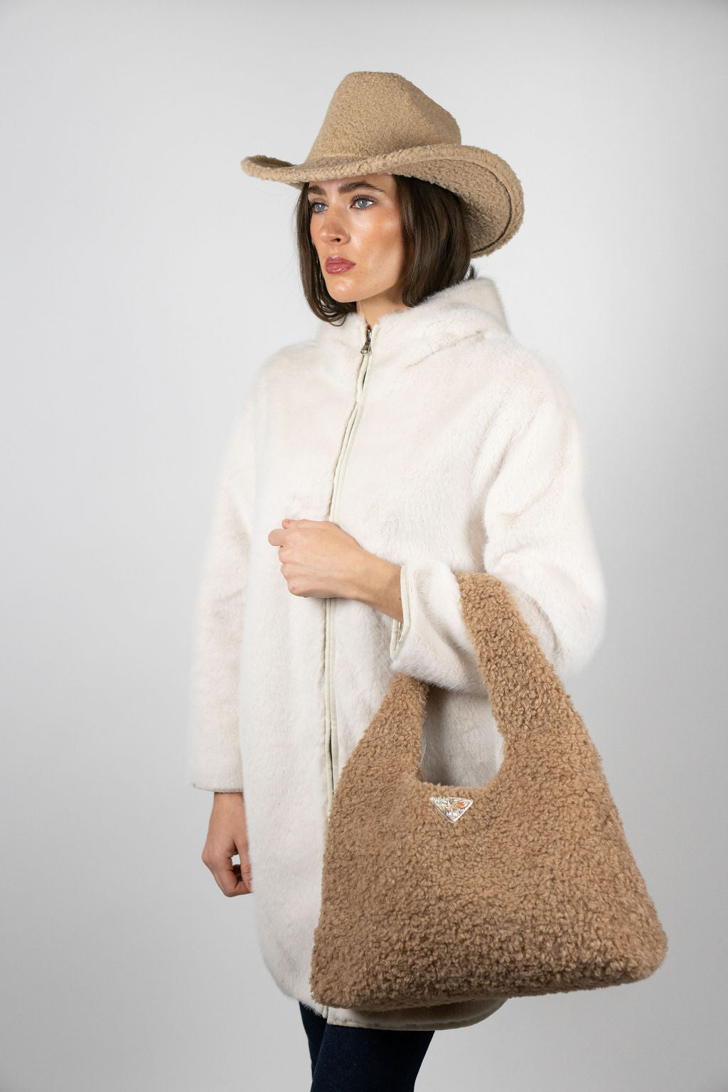 Caribou hooded jacket - Cream