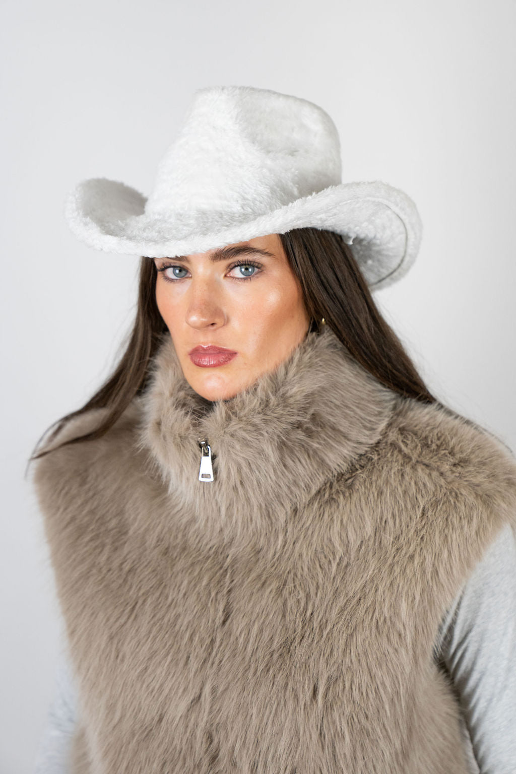 Cowboy Hat - Winter White