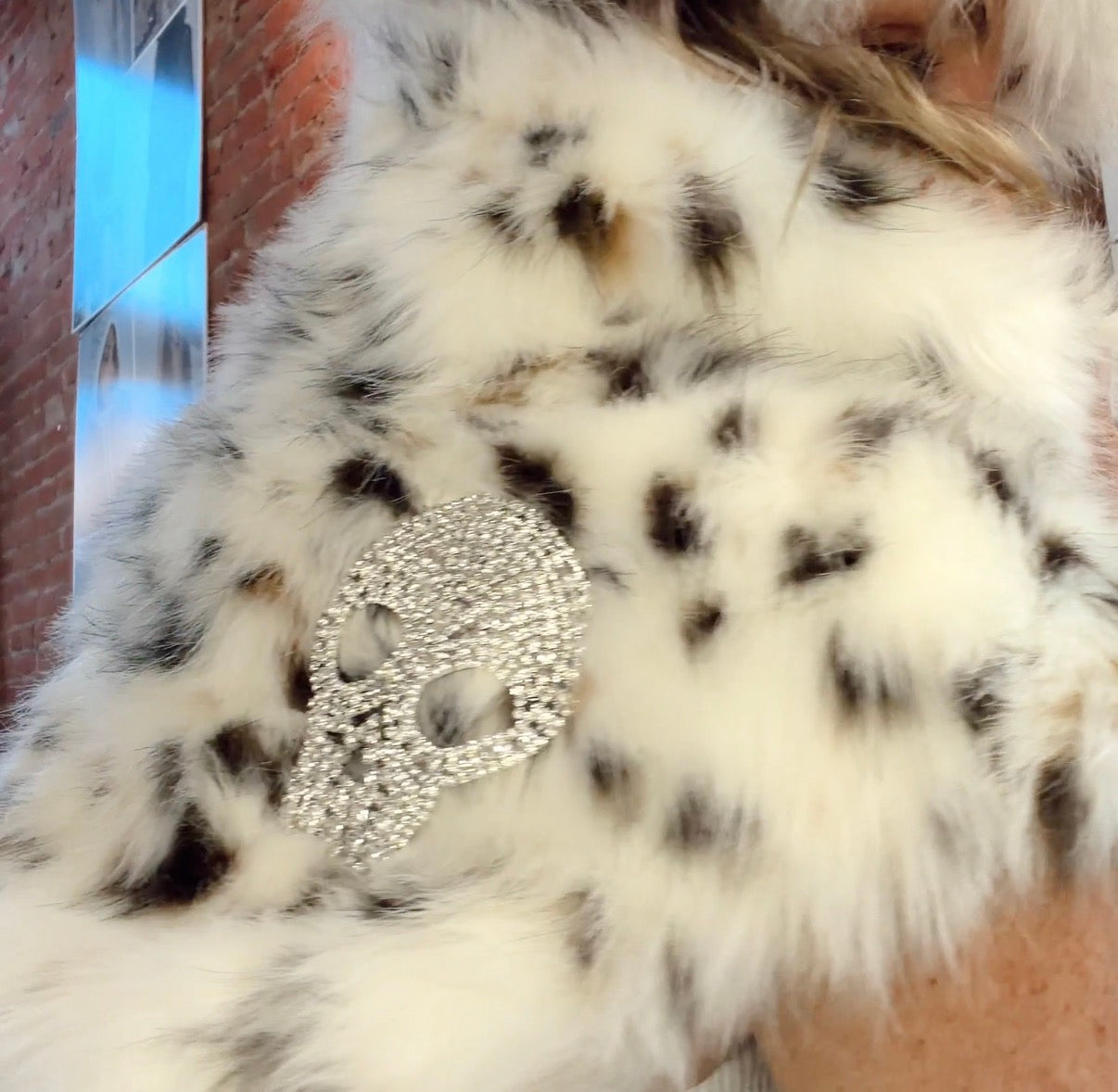 Moon Rabbit Crop Vest - Animal With Skull