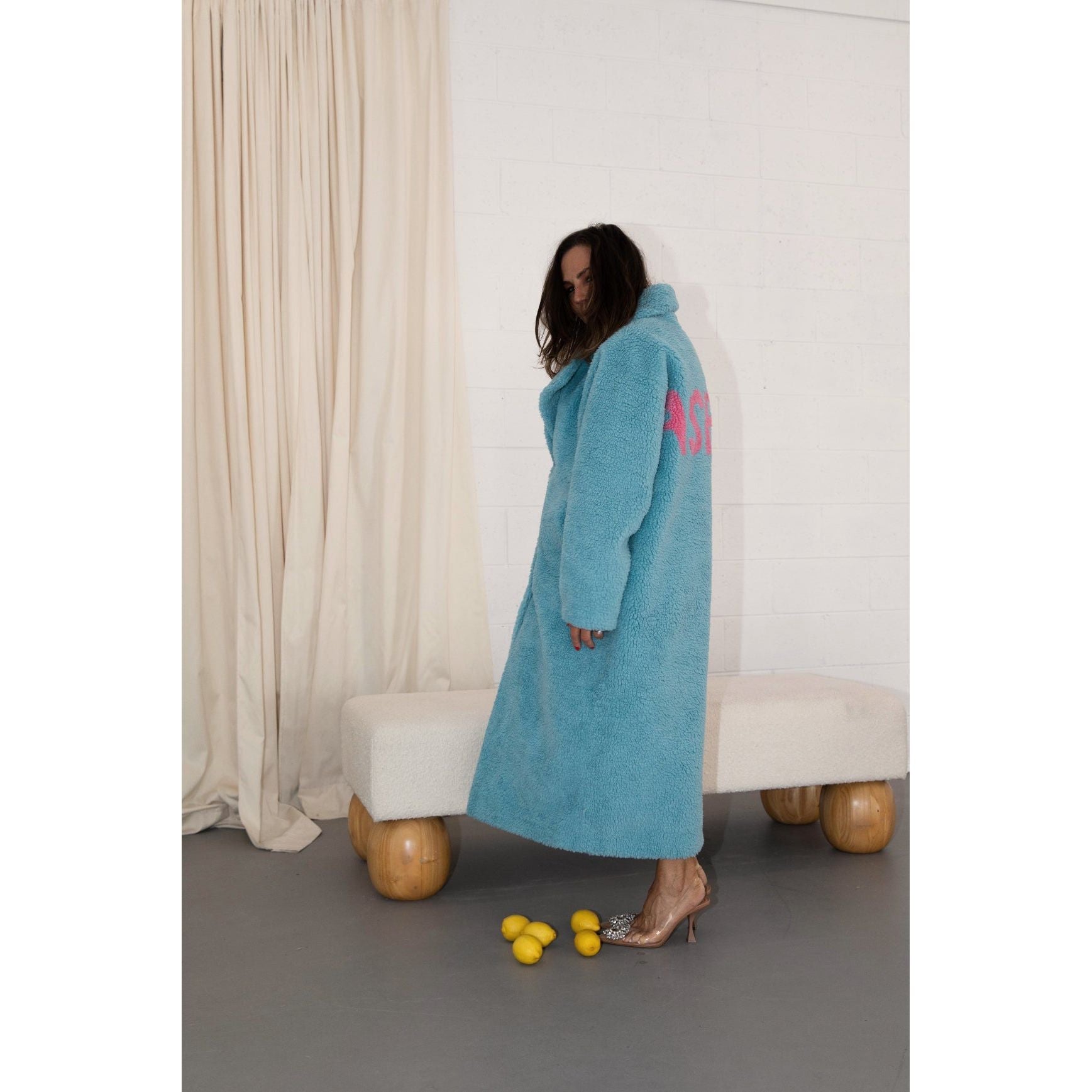 Ajax Aspen Coat – Turquoise