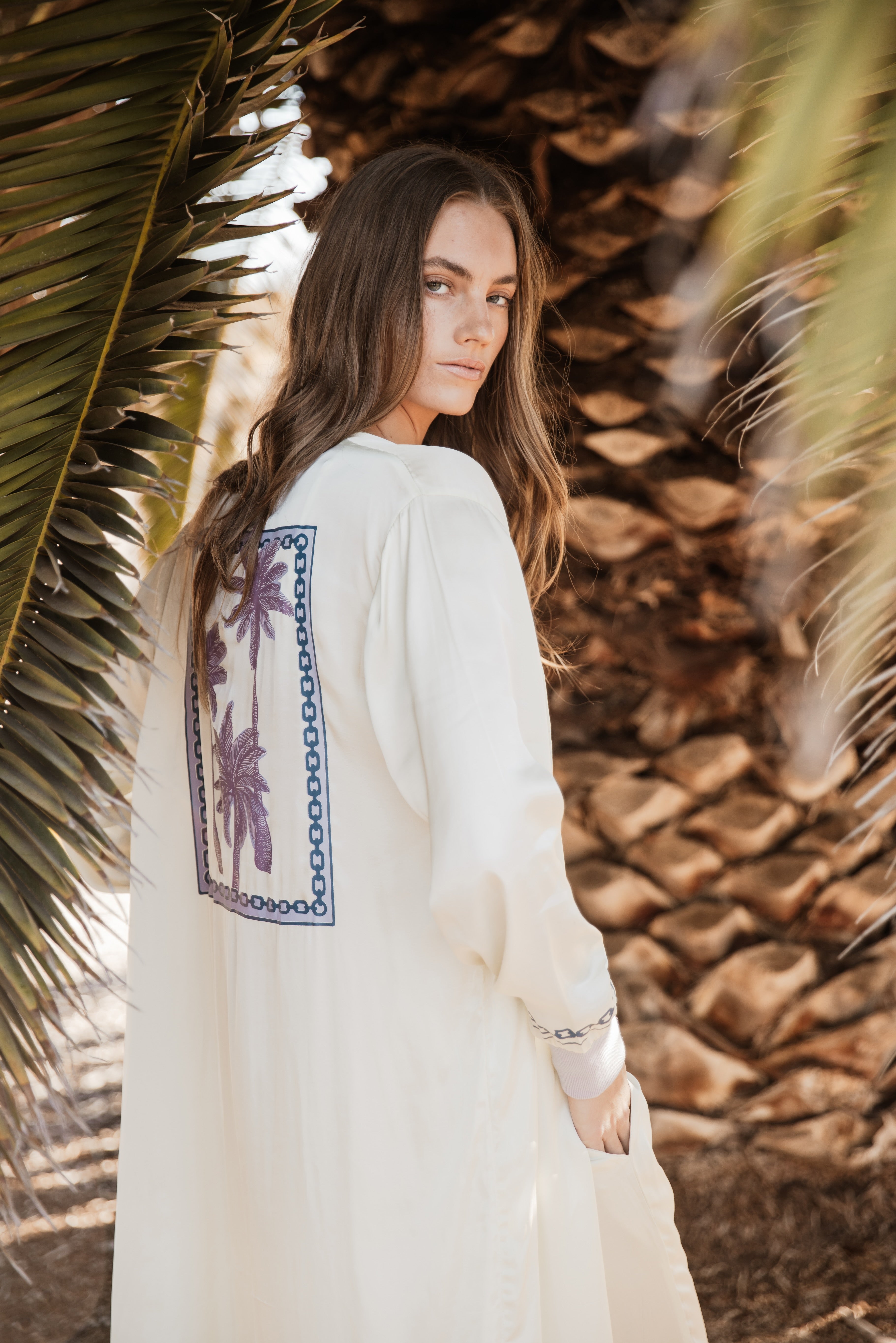 Palm Tree in Square Duster
