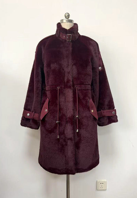 Chica Chica Jacket – Burgandy